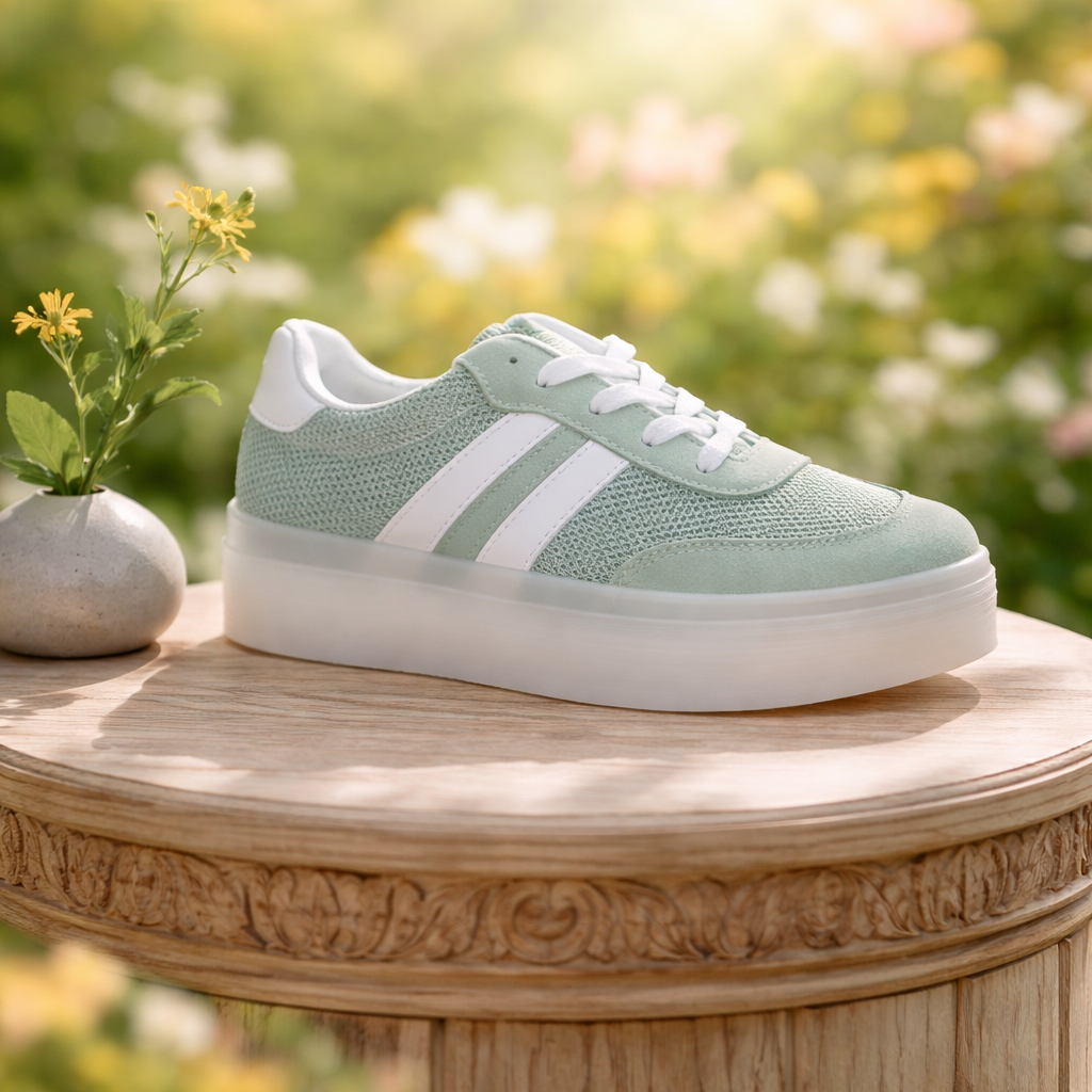 Basket plate-forme vert