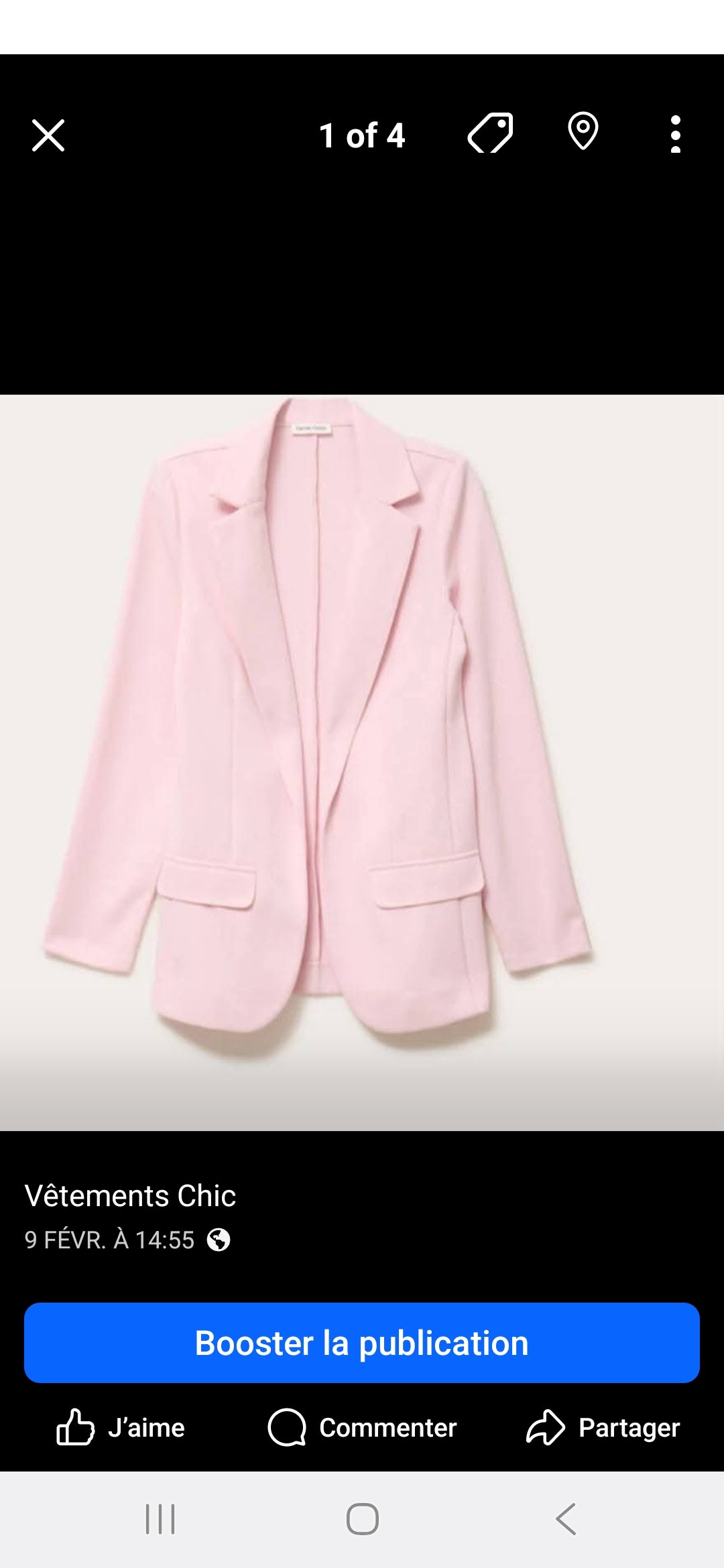 Blazer  taille unique