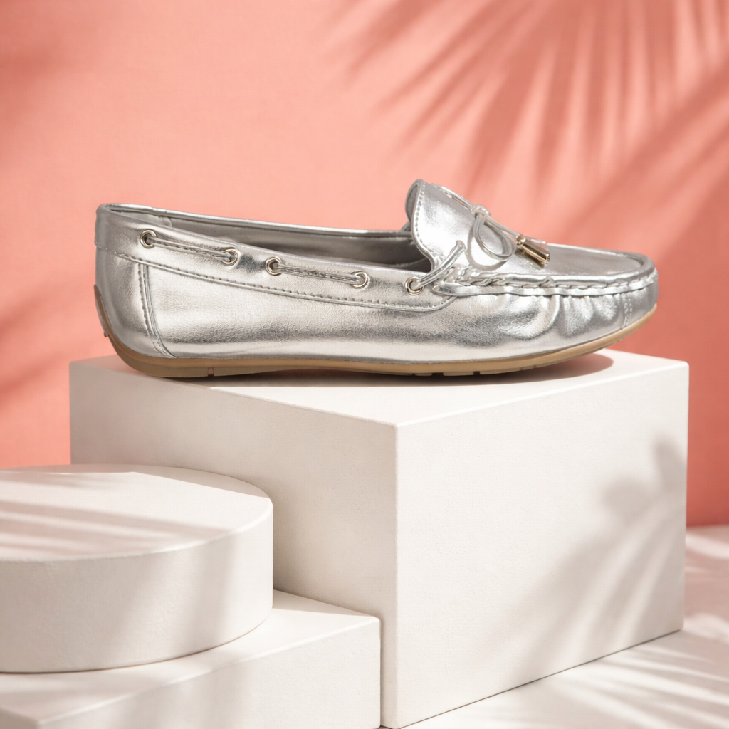 Mocassin argent