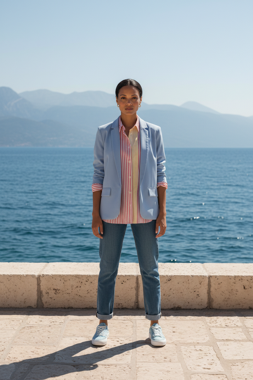 Chemise oversize rayures